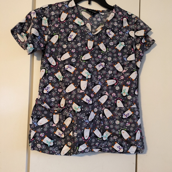 Zoe and Chloe extra small scrub top - Picture 2 of 9